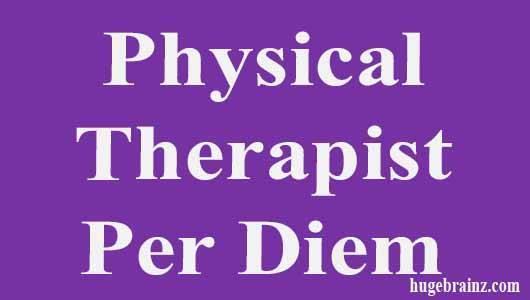 Physical Therapist Per Diem