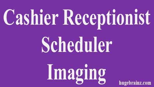 Cashier Receptionist Scheduler Imaging