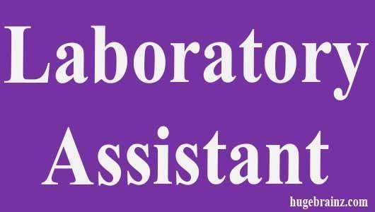 Laboratory Assistant