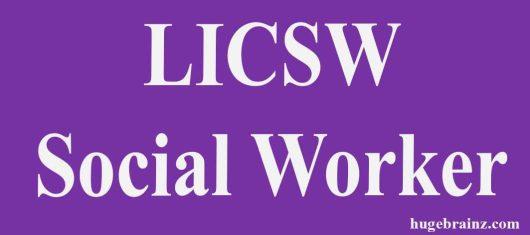 LICSW Social Worker