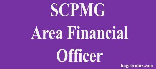 SCPMG – Area Financial Officer