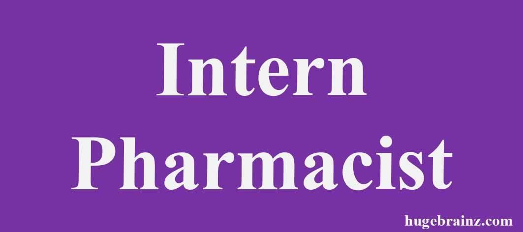 Intern Pharmacist