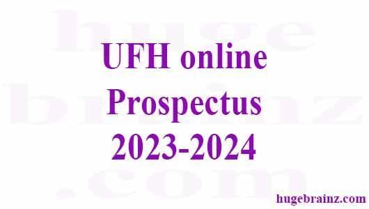 UFH online Prospectus 2023-2024