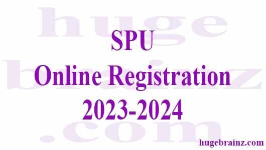 SPU  Online Registration 2023-2024