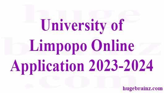 University Of Limpopo Online Application 2023-2024