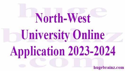 North-West University Online Application 2023-2024