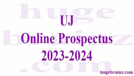 UJ  Online Prospectus 2023-2024