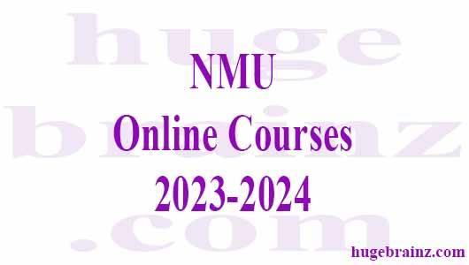 NMU Online Courses 2023-2024