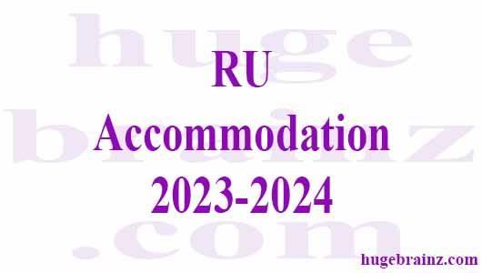 RU Accommodation 2023-2024