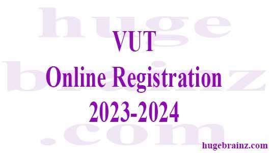 VUT Online Registration 2023-2024