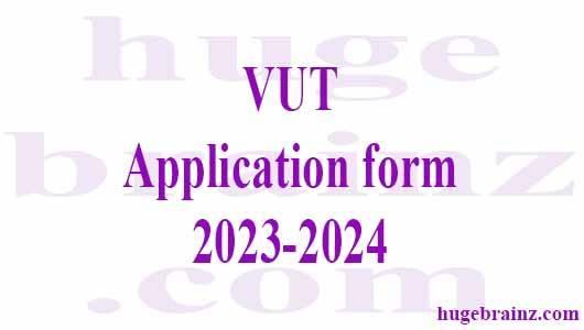 VUT Application form 2023-2024